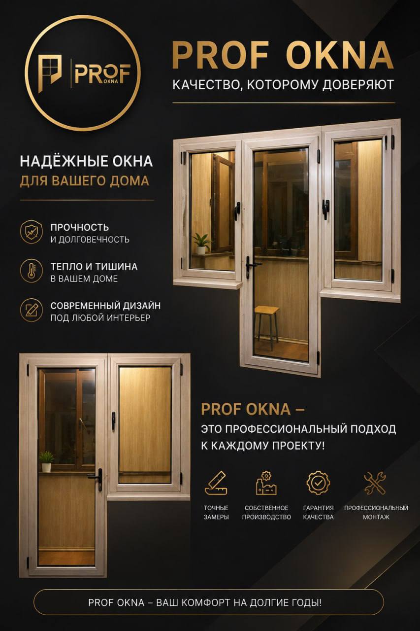 PROFOKNA — надежные окна и двери для вашего дома.